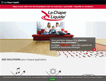 Tablet Screenshot of lachapeliquide.fr